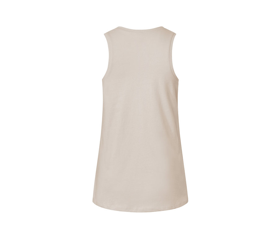 Haut de sport beige.