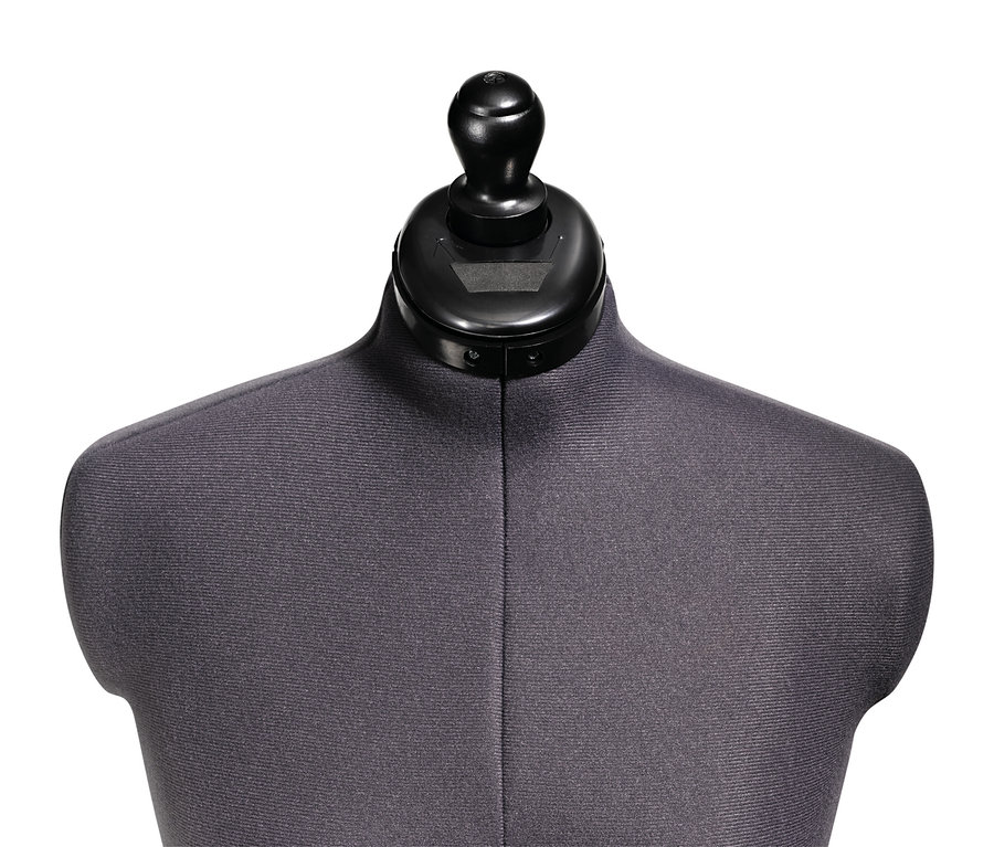 Gros plan sur le buste de couture réglable gris Prym Multi-Schneiderbüste »Prymadonna«.