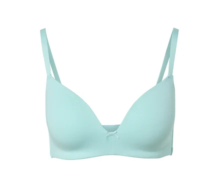Soutien-gorge à coques souples turquoise.