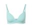 Soutien-gorge à coques souples turquoise.
