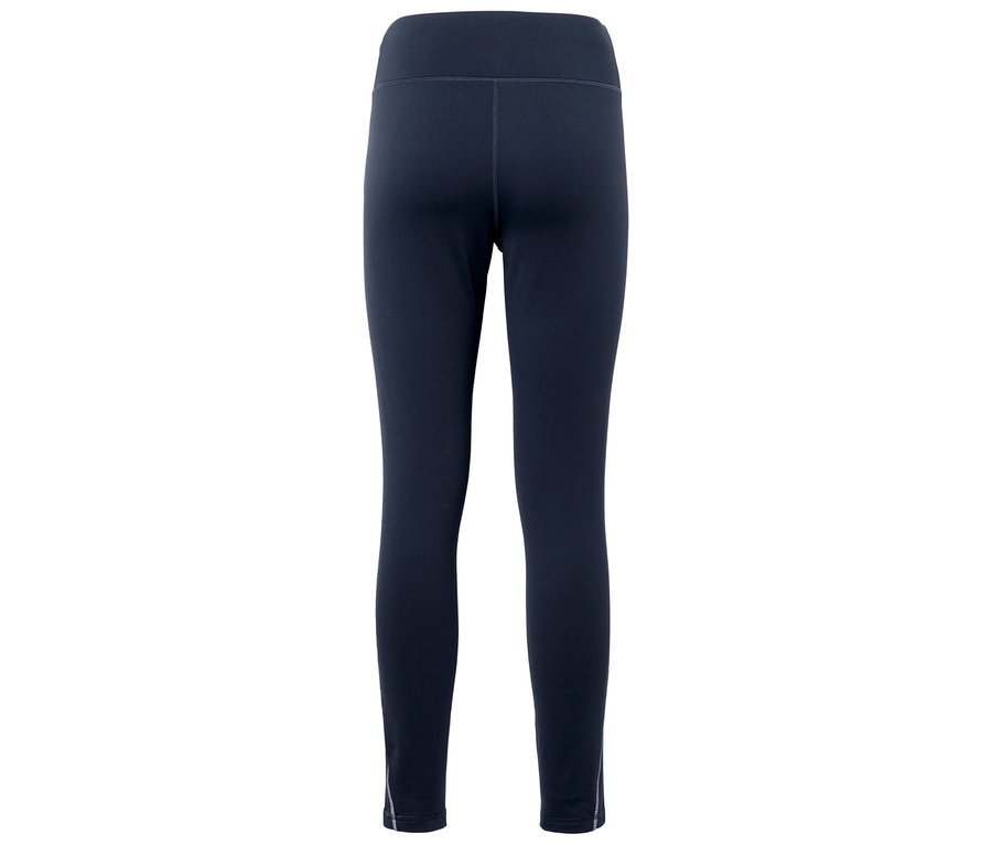 Leggings bleu marine taille haute vue de dos.