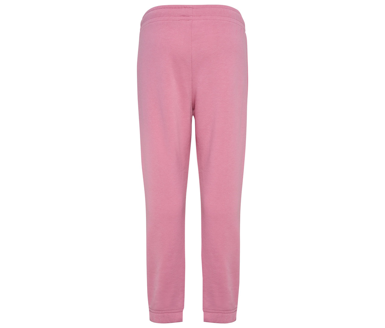 Pantalon régulier rose HUMMEL HMLJR Base vu de dos.
