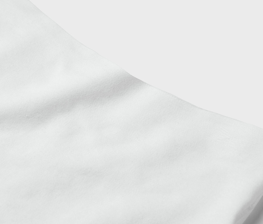 Gros plan d'un tissu blanc.