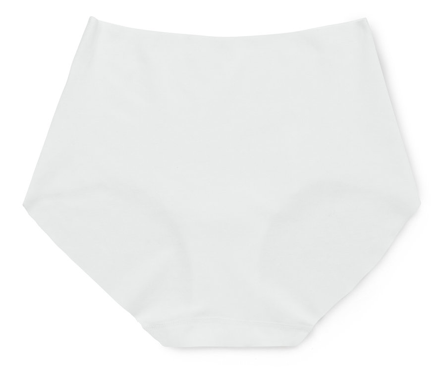 Culotte blanche pour femme, à plat.