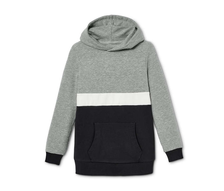 Ensemble molletonné, 2 pièces gris, blanc et noir.