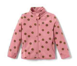 Rose à pois marron