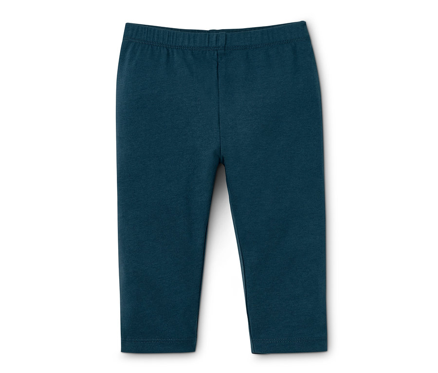 Legging bleu en coton bio.