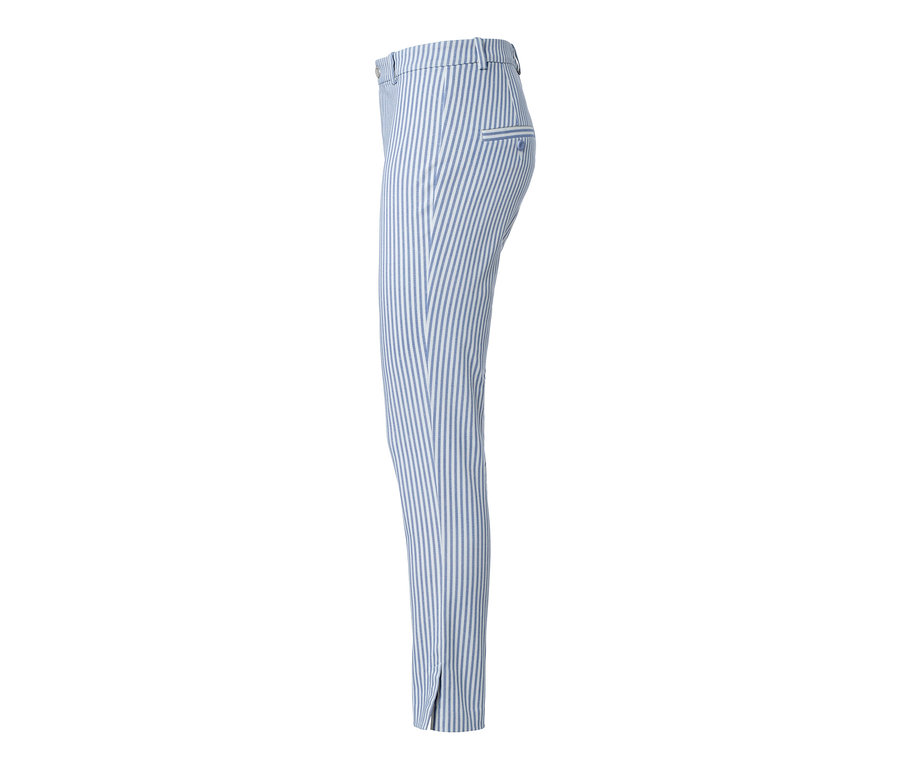 Pantalon stretch à rayures.