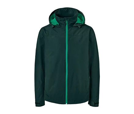 Veste d'extérieur verte.