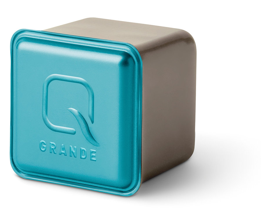 Une boîte de capsules Qbo Caffè Grande KIRINYAGA BAYA.