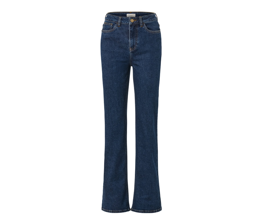 Un jean bootcut bleu – Fit « Lou ».