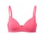 Soutien-gorge à coques souples rose vif.