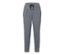 Pantalon en jersey imprimé sur fond blanc.