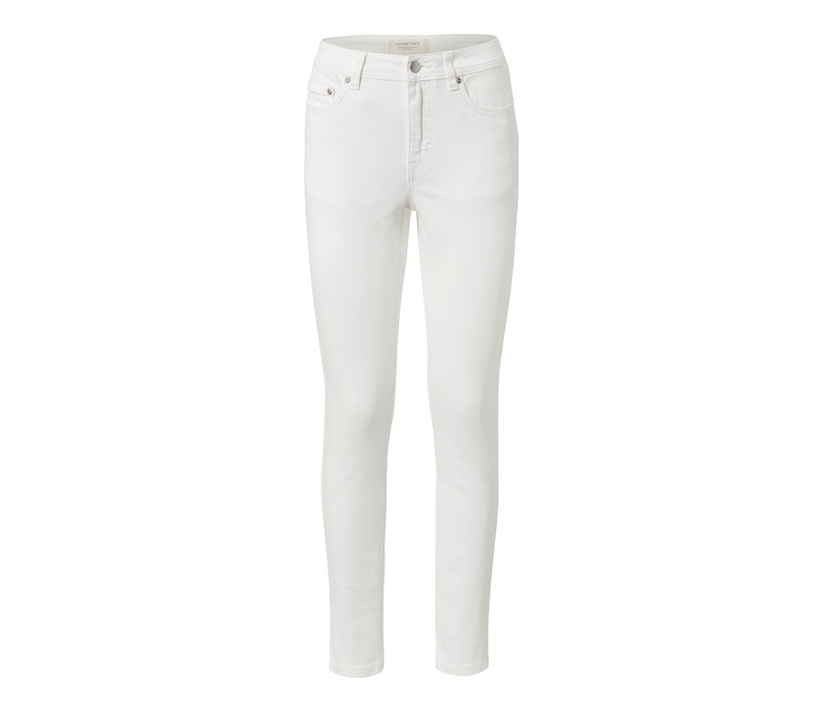 Jean Colored Denim « Fit Emma », blanc crème.