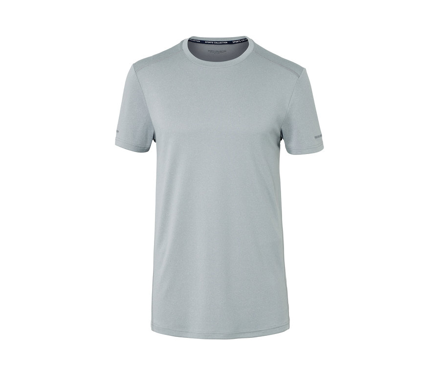 T-shirt fonctionnel gris chiné.
