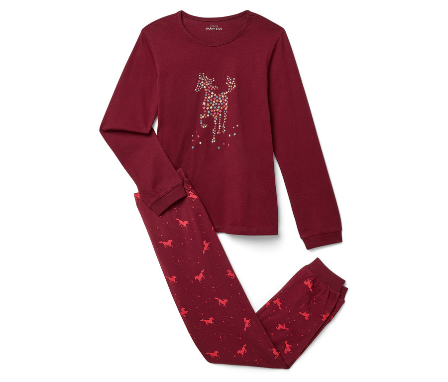 Pyjama pour enfant, chevaux, haut à motif de constellation de cheval et pantalon à motif de cheval