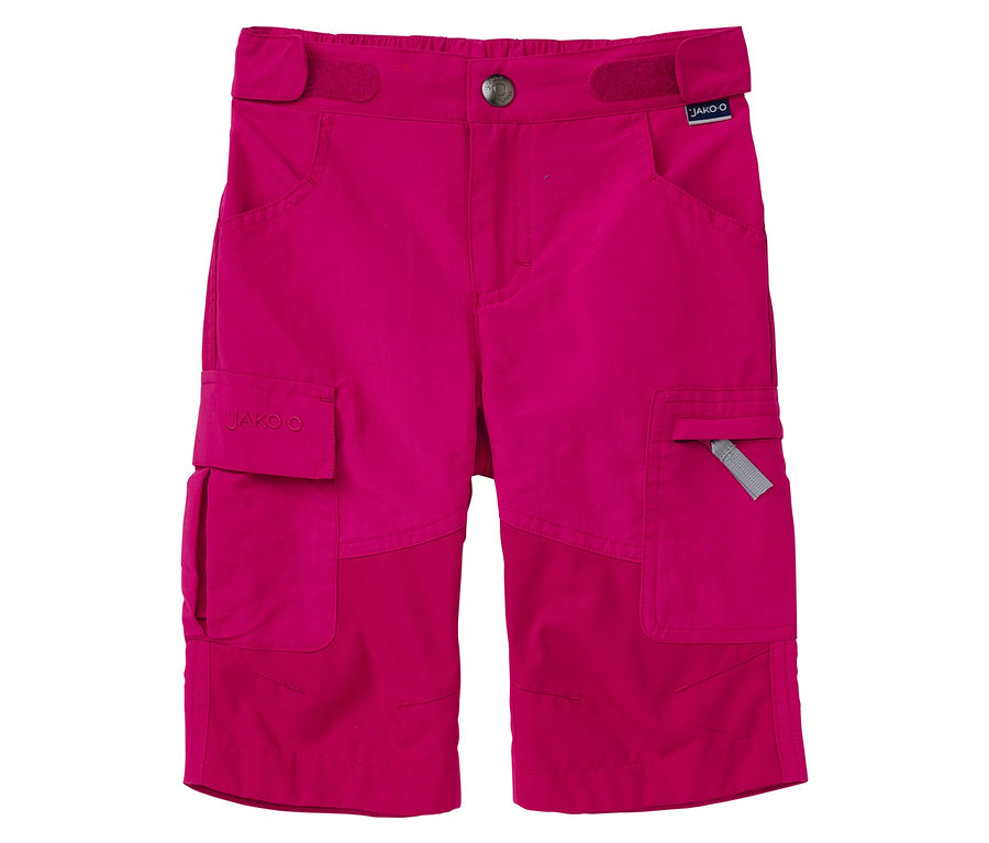 Gros plan sur le pantalon 3/4 outdoor JAKO-O, raisin.