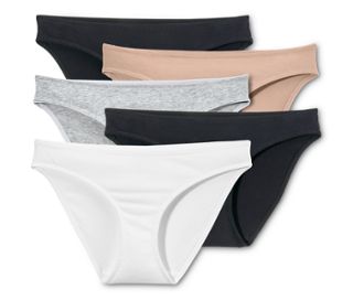 1x blanc, 2x noir, 1x gris chiné, 1x beige