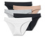 1x blanc, 2x noir, 1x gris chiné, 1x beige