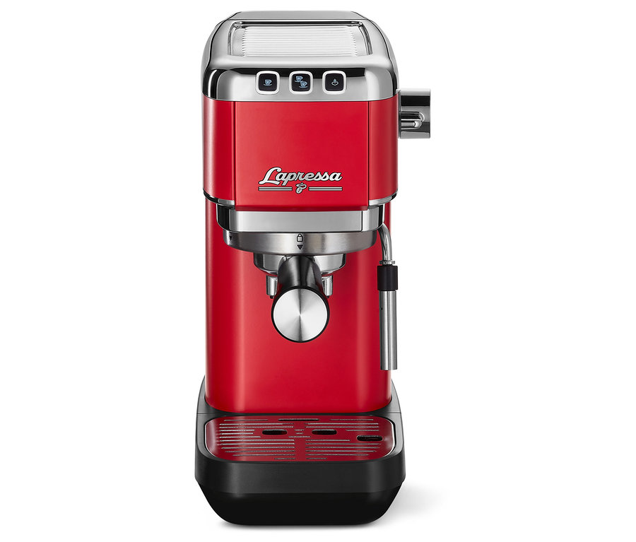 Machine à porte-filtre « Lapressa », rouge.