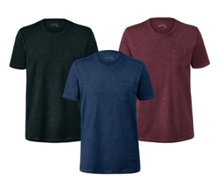 1x vert, 1x rouge bordeaux, 1x bleu