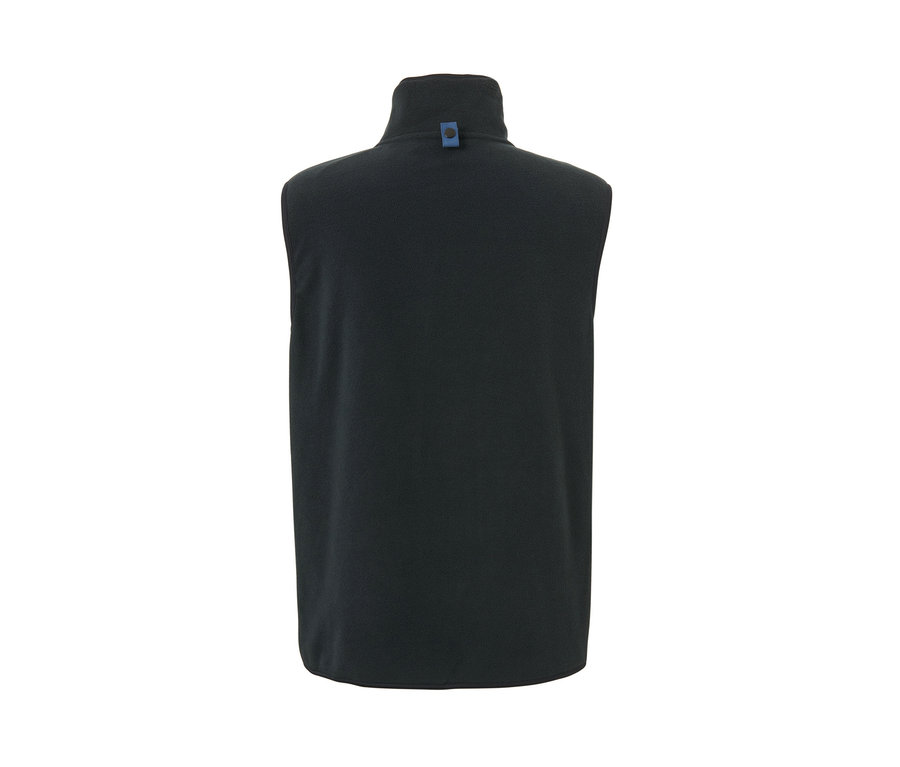 Veste d’extérieur noire avec gilet sans manches.