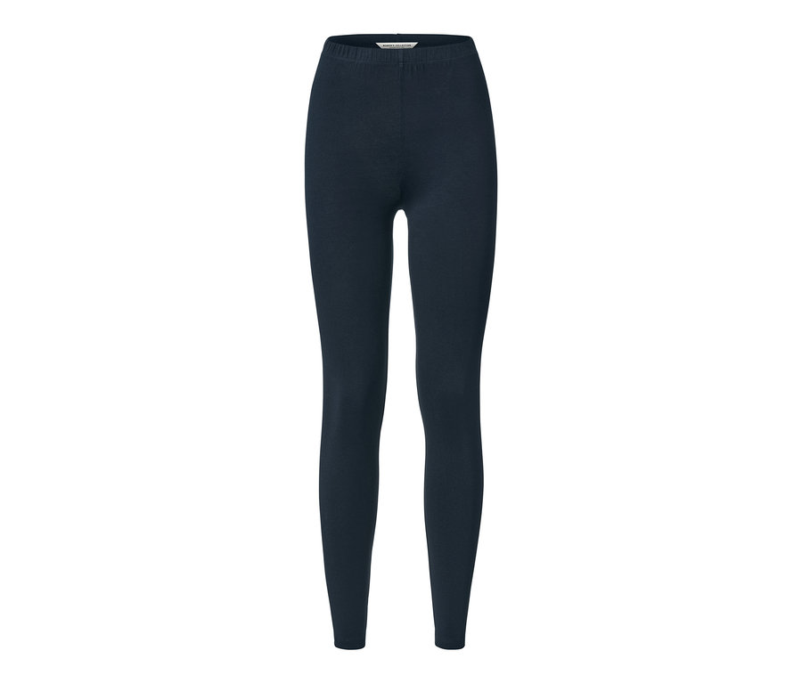 Legging bleu marine.