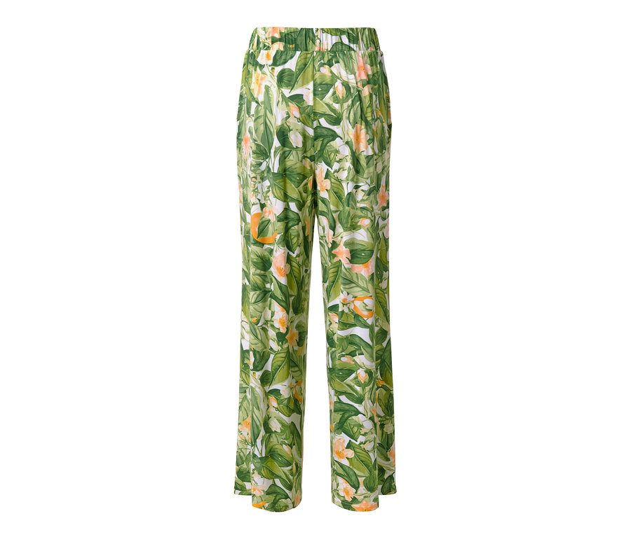 Pantalon palazzo imprimé.