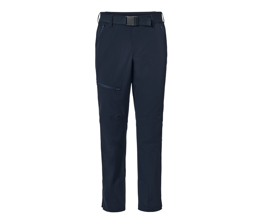 Pantalon d’extérieur bleu foncé.
