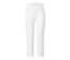 Pantalon stretch 7/8 blanc.
