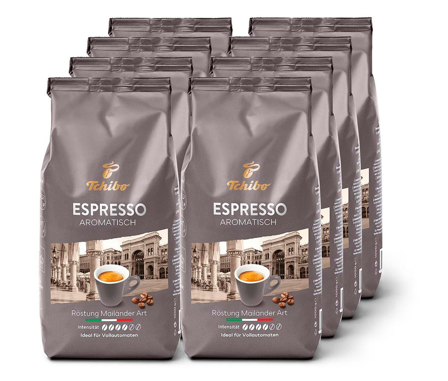 Expresso aromatique en grains - 8 x 1 kg