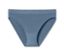 Un slip SCHIESSER Rio bleu sur fond blanc.
