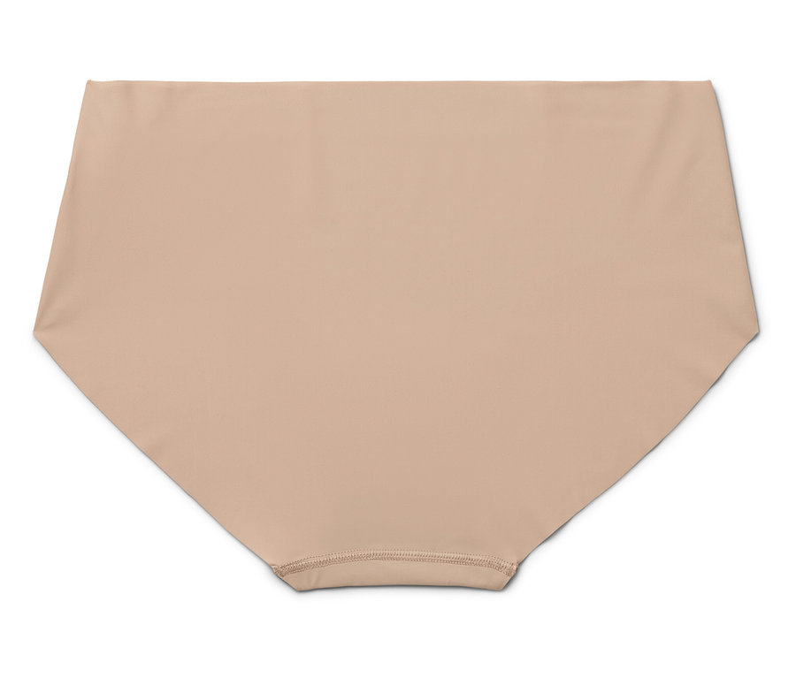 Culotte beige sur fond blanc.