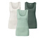Beige, vert clair, vert foncé