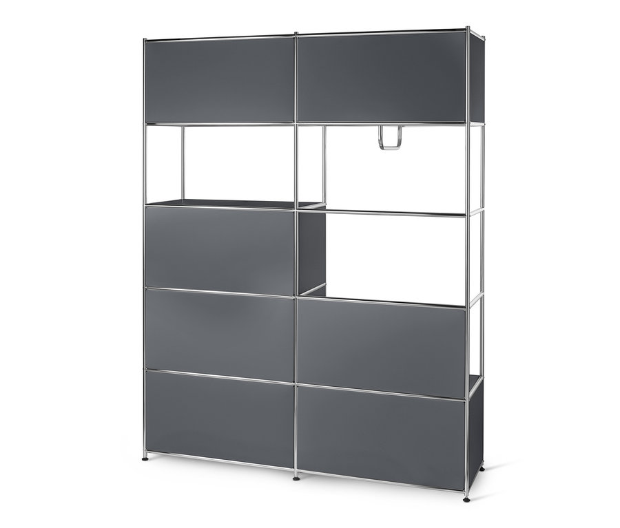 Système d'armoires en métal gris « CN3 ».