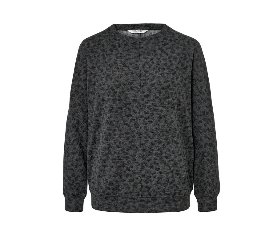 Un t-shirt chauve-souris imprimé gris sur fond blanc.