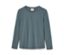 Longsleeve NAH/STUDIO en coton durable, stone blue.