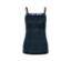 Chemise en modal bleu foncé avec dentelle.