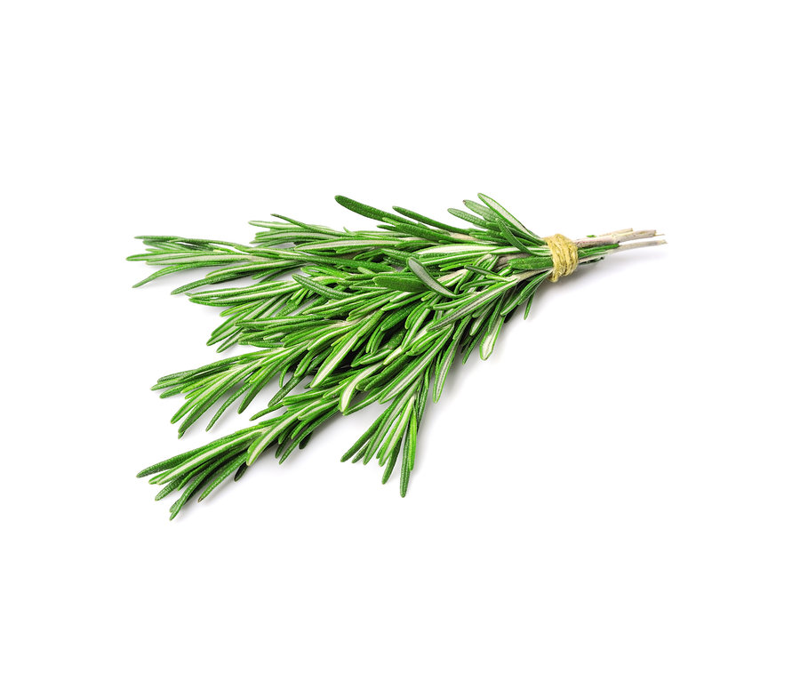 Image d'un bouquet de romarin 8 herbes aromatiques classiques lié avec de la ficelle.