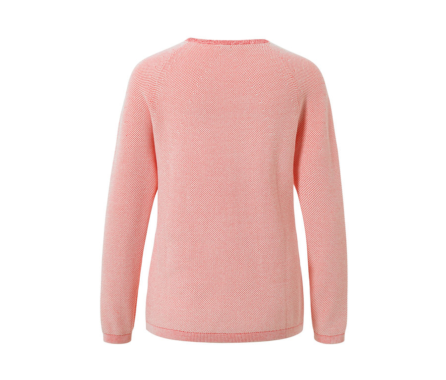 Vue arrière d'un pull en maille.