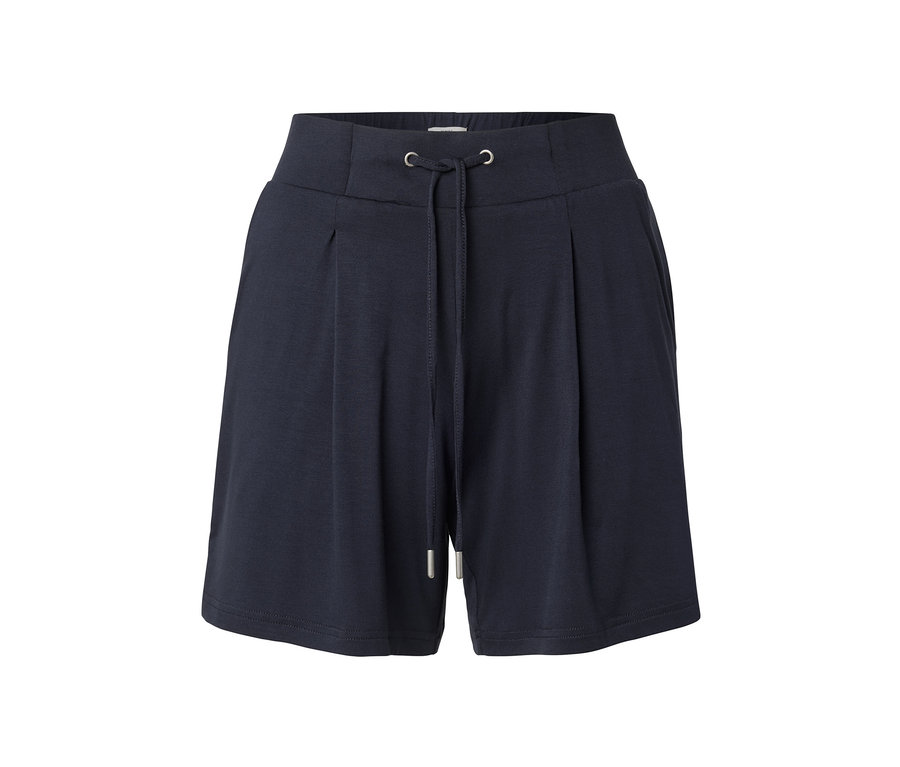 Un short en jersey bleu marine, d'un ensemble de 2.