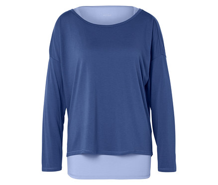 T-shirt de sport 2 en 1, bleu