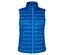 Veste matelassée bleue zippée.