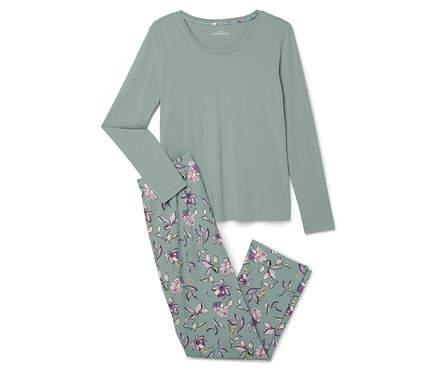 Ensemble pyjama, jade avec imprimé floral intégral