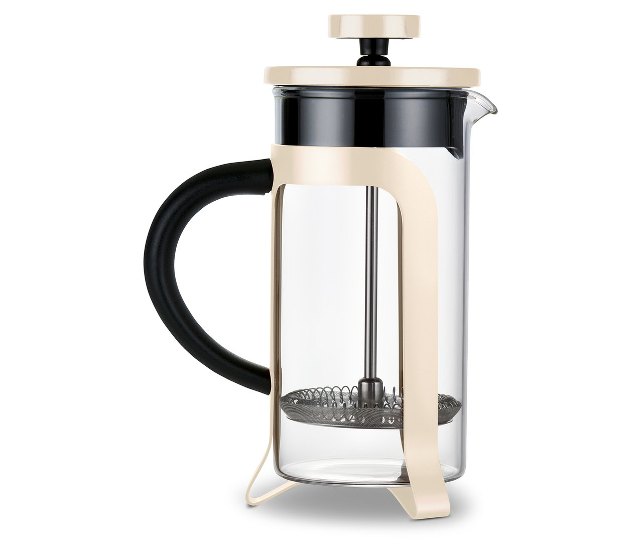 Cafetière à piston 300 ml, 2 tasses, friendly beige.