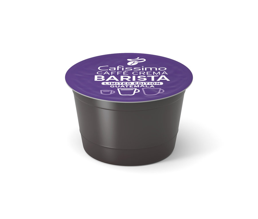 Une capsule individuelle de Cafissimo BARISTA Caffè Crema Guatemala.