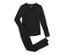 Sous-vêtements thermiques fonctionnels noirs.