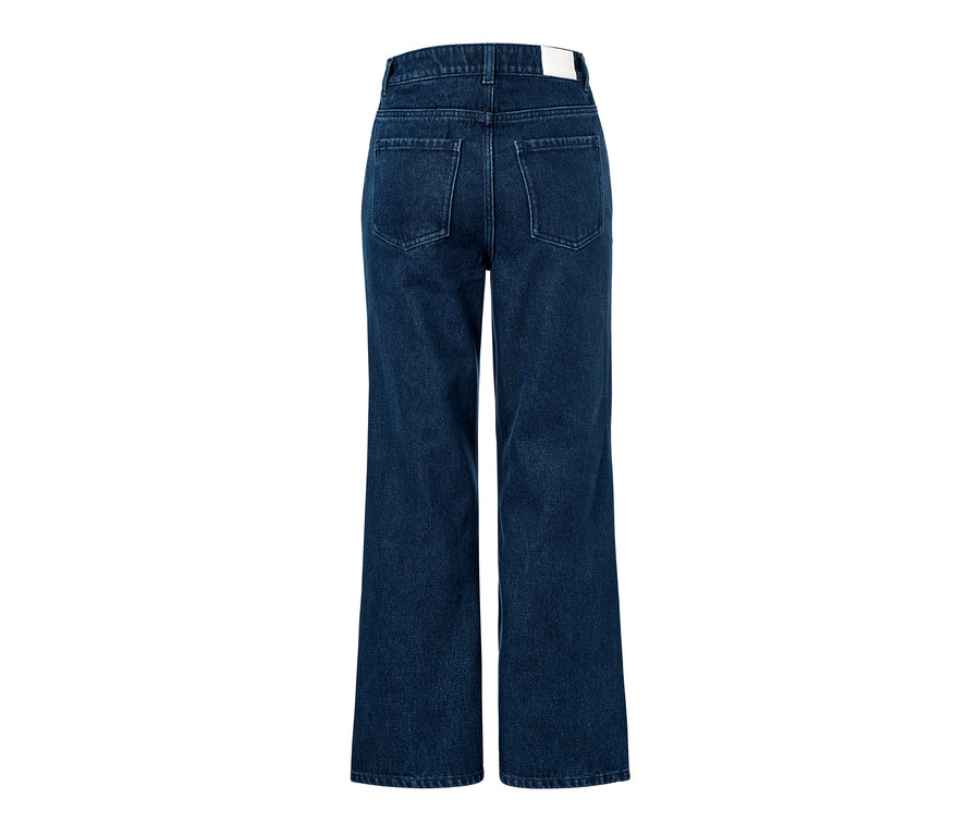 Vue arrière d'un jean large.