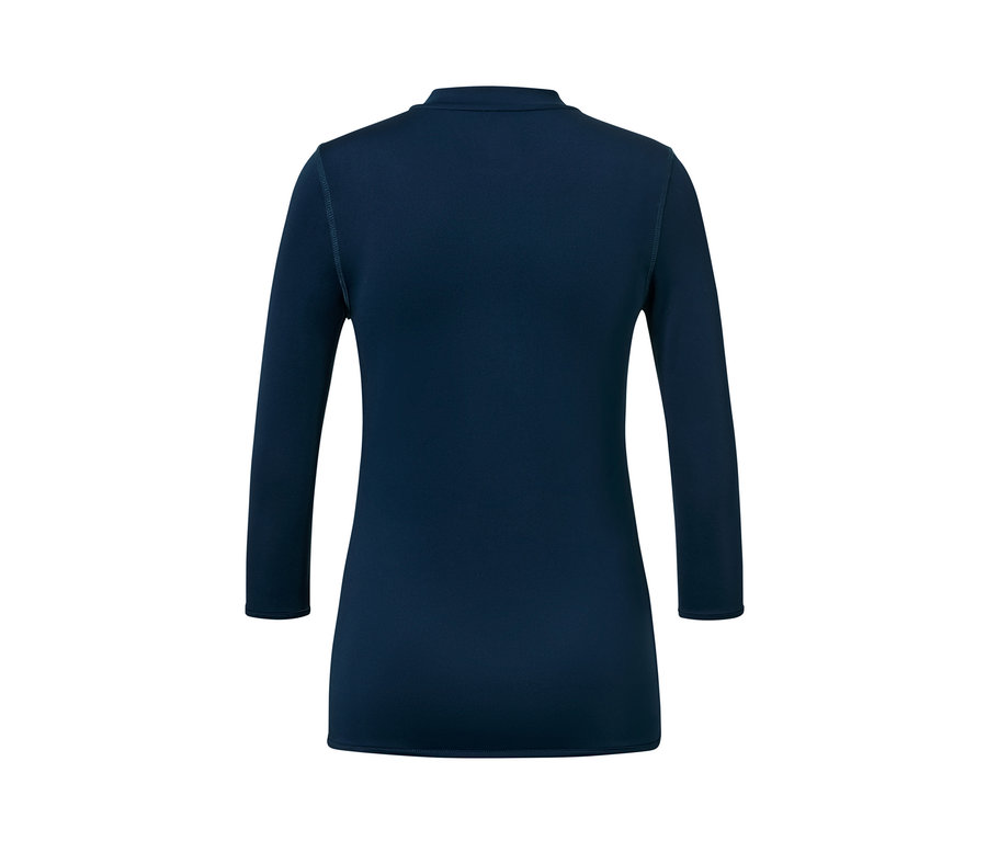 Vue détaillée de l'arrière d'un t-shirt de sport de protection UV.
