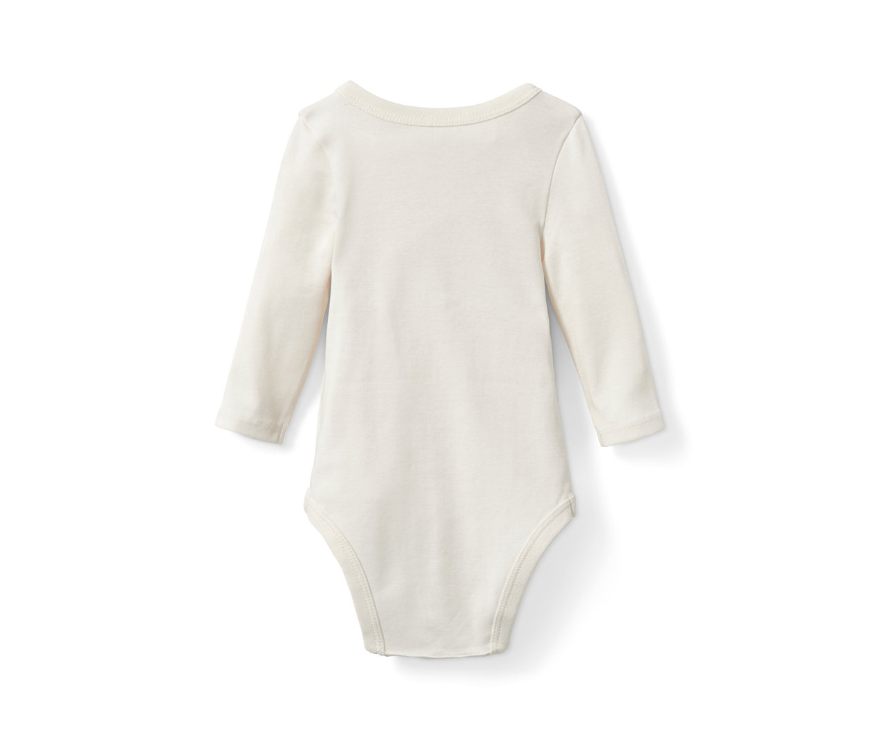 Gros plan sur 2 bodys pour bébé.